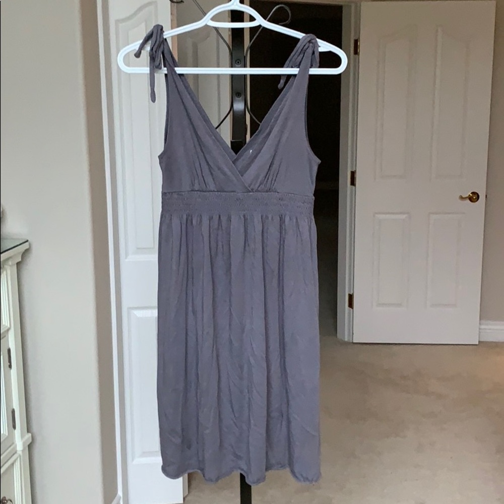 Grey dress with adjustable straps!